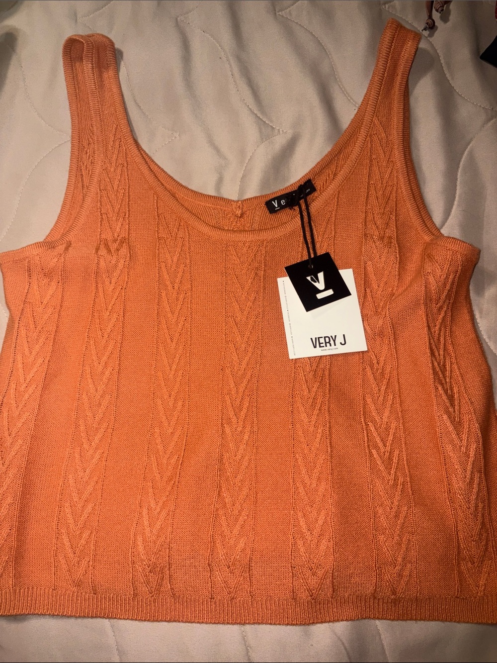 Very J sweater tank